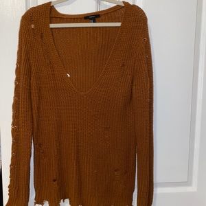 Sweater in Burnt Orange